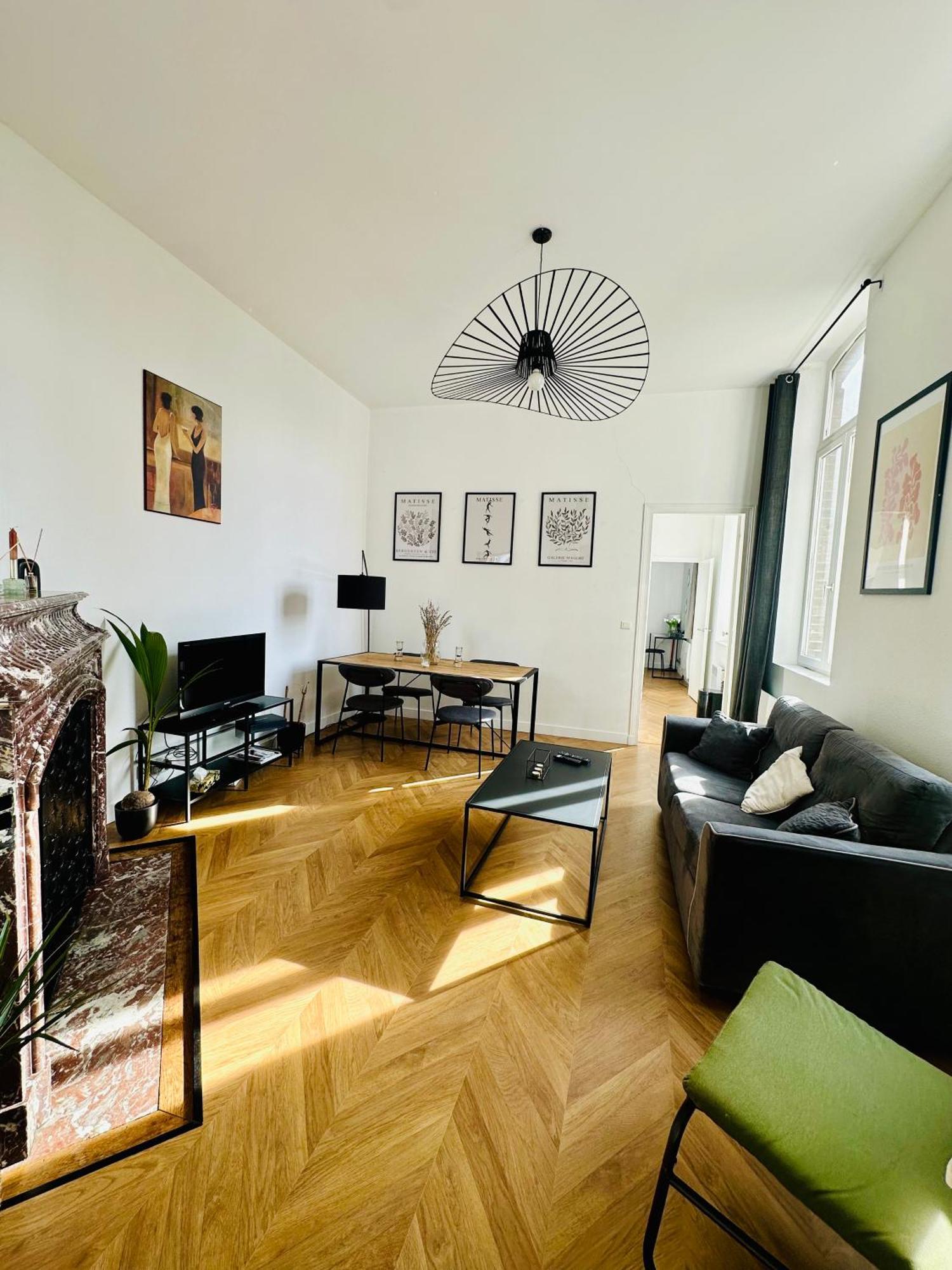 Spacieux Appt Haussmannien Parking Prive Amiens Zewnętrze zdjęcie